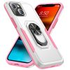iPhone 13 ütésálló fehér-rózsaszín tok, kihajtható mágnesezhe- 1 kép