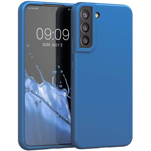 Samsung S22 Ultra kék szilikon TPU tok shockproof- 1 kép