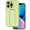 iPhone 13 Pro Tel Protect Luxury bőr tok támasztékkal menta-5900217920816 5 kép