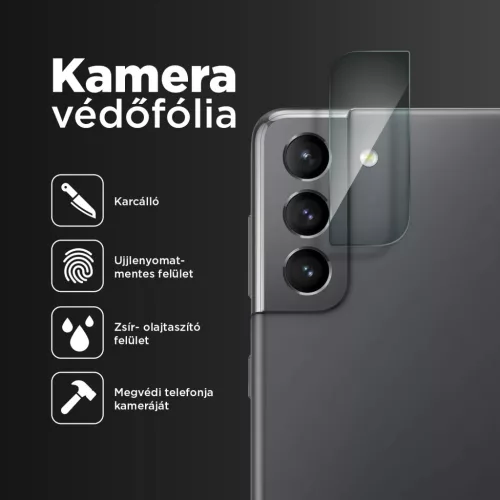 Samsung Galaxy S22+ Plus kamera lencse védő üvegfólia Alphajack 1d- 2 kép