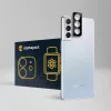 Samsung Galaxy S21+ Plus kamera lencse védő üvegfólia fekete Alpha- 1 kép