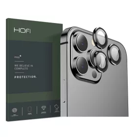   iPhone 13 Pro/13 Pro Max Hofi CamRing Pro+ kameralencse védő üvegfólia fekete