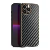 iPhone 11 Pro Tel Protect Leather Carbon szénszál mintás tok fekete-5900217913979 3 kép