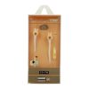 Casni CS-178 fülhallgató mikrofonnal 3.5mm jack sárga-5900217356677 1 kép