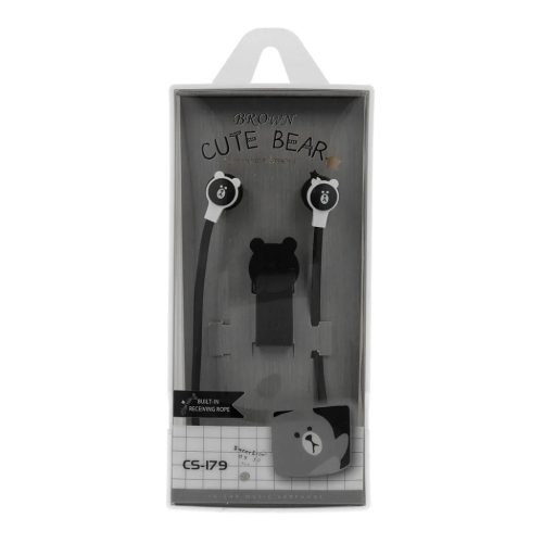 Casni CS-179 fülhallgató mikrofonnal 3.5mm jack fekete-5900217356738 6 kép