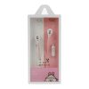 Casni CS-180 fülhallgató mikrofonnal 3.5mm jack rózsaszín-5900217356653 1 kép