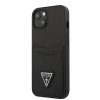iPhone 13 Mini Guess Saffiano tok dupla kártyatartóval fekete-3666339048082 7 kép