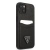 iPhone 13 Mini Guess Saffiano tok dupla kártyatartóval fekete-3666339048082 3 kép