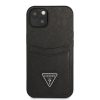 iPhone 13 Mini Guess Saffiano tok dupla kártyatartóval fekete-3666339048082 5 kép
