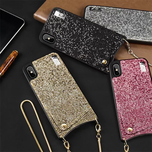 iPhone XS MAX BAG flitteres tok fekete-5900217271598 5 kép