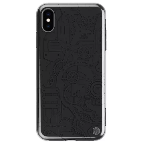 iPhone XS MAX Nillkin Machinery hybrid tok fekete-6902048167599 3 kép