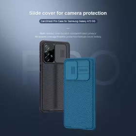 Samsung Galaxy A73 5G Nillkin CamShield Pro tok fekete-6902048237759 1 kép