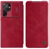 Samsung Galaxy S22 Plus Nillkin Qin Pro bőr fliptok piros-6902048235557 1 kép