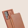 Samsung Galaxy S22 Plus Nillkin Qin Pro bőr fliptok piros-6902048235557 8 kép