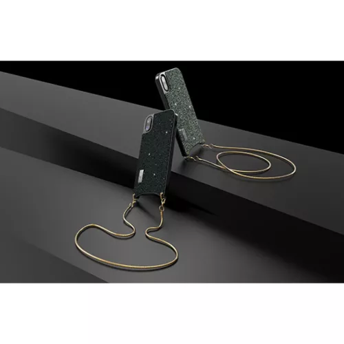 Iphone XS MAX BAG flitteres tok szürke-5900217272991 3 kép