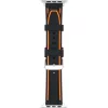 Apple Watch 42/44/45 mm Beline Silicone óraszíj narancs-fekete-5904422914332 1 kép