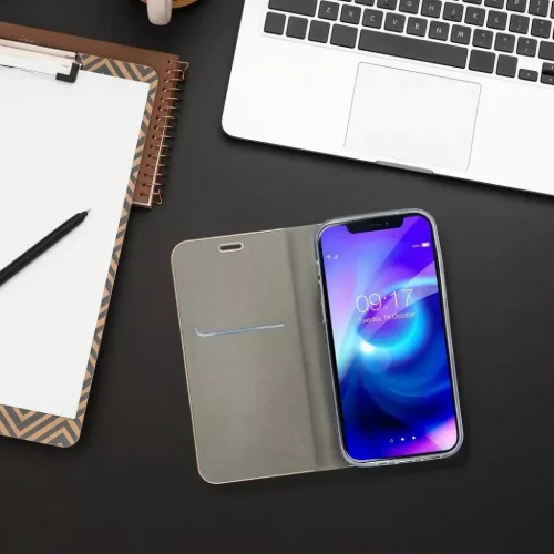 Xiaomi Poco M4 Pro 5G Forcell Luna Gold fliptok szürke-5903396150043 8 kép