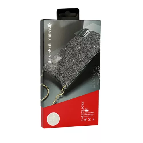 BAG flitteres tok Iphone XR szürke-5900217272984 2 kép