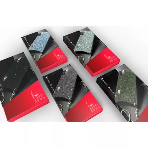 BAG flitteres tok Iphone XR szürke-5900217272984 3 kép