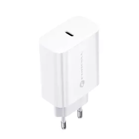   Forcell Univerzális hálózati, fali töltő adapter USB C PD aljzattal 3A 25W teljesítménnyel és QC 4.0 funkcióval