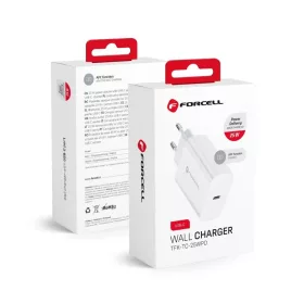 Forcell Univerzális hálózati, fali töltő adapter USB C PD aljzatt-5903396123757 1 kép