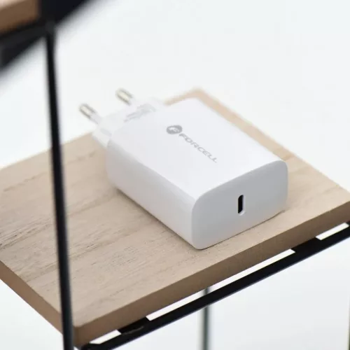 Forcell Univerzális hálózati, fali töltő adapter USB C PD aljzatt-5903396123757 6 kép
