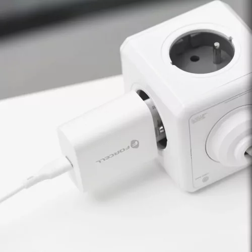 Forcell Univerzális hálózati, fali töltő adapter USB C PD aljzatt-5903396123757 7 kép