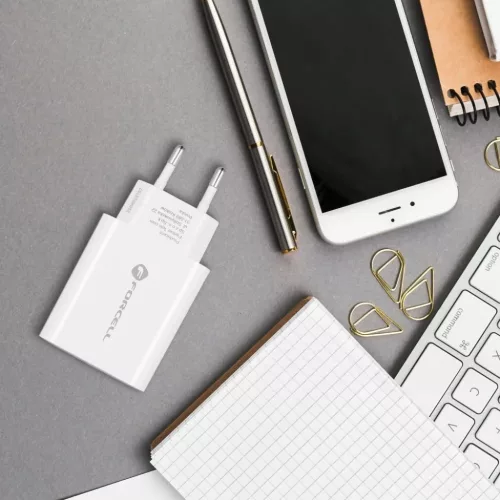 Forcell Univerzális hálózati, fali töltő adapter USB C PD aljzatt-5903396123757 9 kép