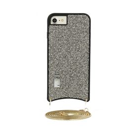 Iphone XS MAX BAG flitteres tok ezüst-5900217273004 1 kép