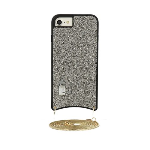 Iphone XS MAX BAG flitteres tok ezüst-5900217273004 1 kép