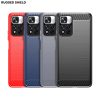 Xiaomi Redmi Note 11 4G Carbon szénszál mintájú TPU tok fekete Alp- 4 kép