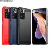 Xiaomi Redmi Note 11 4G Carbon szénszál mintájú TPU tok fekete Alp- 7 kép