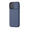 Samsung Galaxy S22 Ultra matt TPU tok kameralencse védővel kék Alph- 1 kép