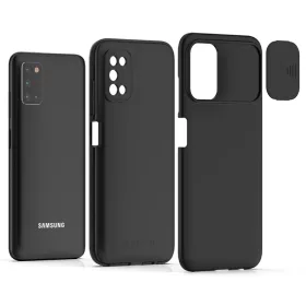 Samsung Galaxy S22+ Plus TPU tok kameralencse védővel rózsaszín Al- 2 kép