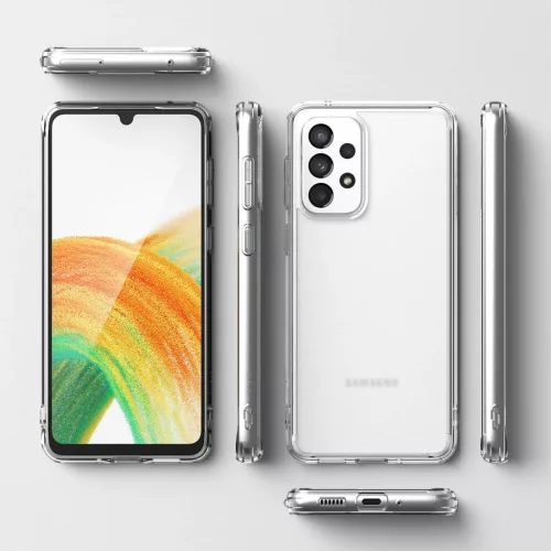 Samsung Galaxy A33 5G Ringke Fusion PC és TPU tok matt áttetsző-8809848208690 8 kép