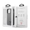 iPhone 13 Pro Guess Saffiano Triangle Logo ezüst-3666339040376 6 kép