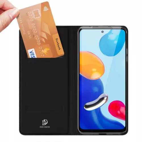 Oppo Reno7 Pro 5G Dux Ducis Skinpro fliptok fekete-6934913041314 6 kép