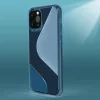 Huawei P40 Lite E S-Case flexibilis TPU tok átlátszó kék-9111201907065 2 kép