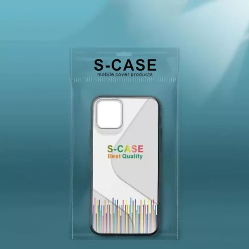 Huawei P40 Lite E S-Case flexibilis TPU tok átlátszó kék-9111201907065 6 kép