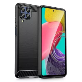 Samsung Galaxy M53 5G Tech-Protect carbon mintájú TPU tok fekete-9589046922084 6 kép