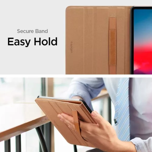 Spigen Stand Folio tok iPad Pro 11 2018 barna (067CS25645)-8809640250835 6 kép