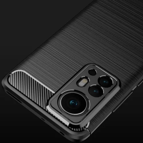 Xiaomi 12 Pro Tech-Protect carbon mintájú TPU tok fekete-5904161126317 5 kép