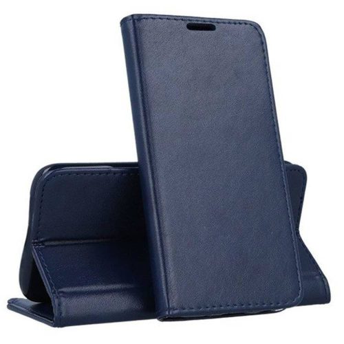 Xiaomi Poco X4 Pro 5G Mágneses Eco bőr fliptok tengerészkék-5900495990471 10 kép