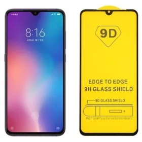 Huawei Y8P 9D Full Glue kijelzővédő üvegfólia fekete-5904208500209 1 kép