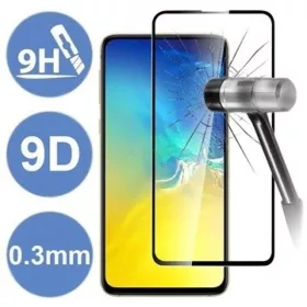 Huawei Y5 2019 Prémium 9D FULL GLUE kijelzővédő üvegfólia fekete-5904208500506 1 kép