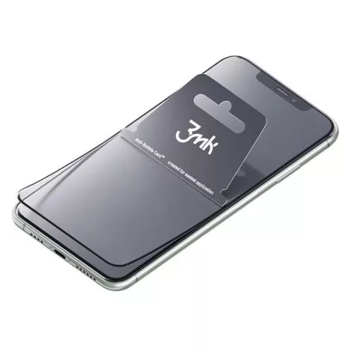 Huawei P20 3MK NeoGlass kijelzővédő üvegfólia fekete-5903108206921 1 kép