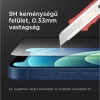 iPhone 14 Plus kijelzővédő üvegfólia 111D 9H fekete kerettel Alph- 3 kép