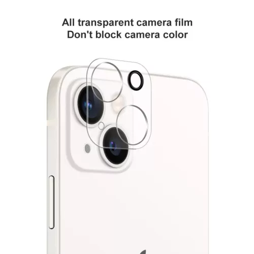 iPhone 14 / 14 Plus / 15 / 15 Plus 10db-os szett 3D kameralencse véd�- 2 kép