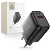 Tech-Protect C20W 2-portos hálózati töltő PD20W/QC3.0 fekete