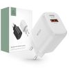 Tech-Protect C20W 2-portos hálózati töltő PD20W/QC3.0 fehér-9589046924293 1 kép